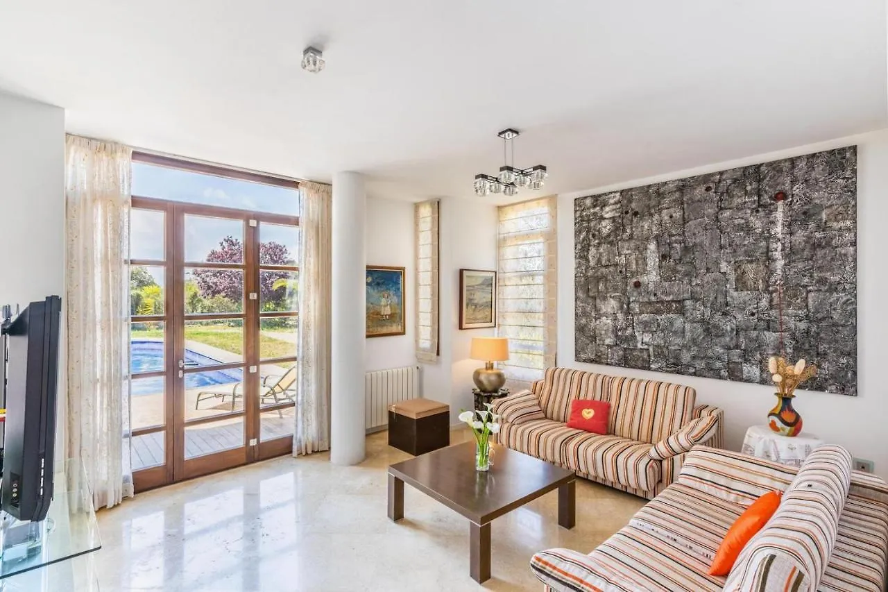 Villa De Lujo Con Piscina, Jacuzzi, Jardin Y Terraza Marratxi 0*,