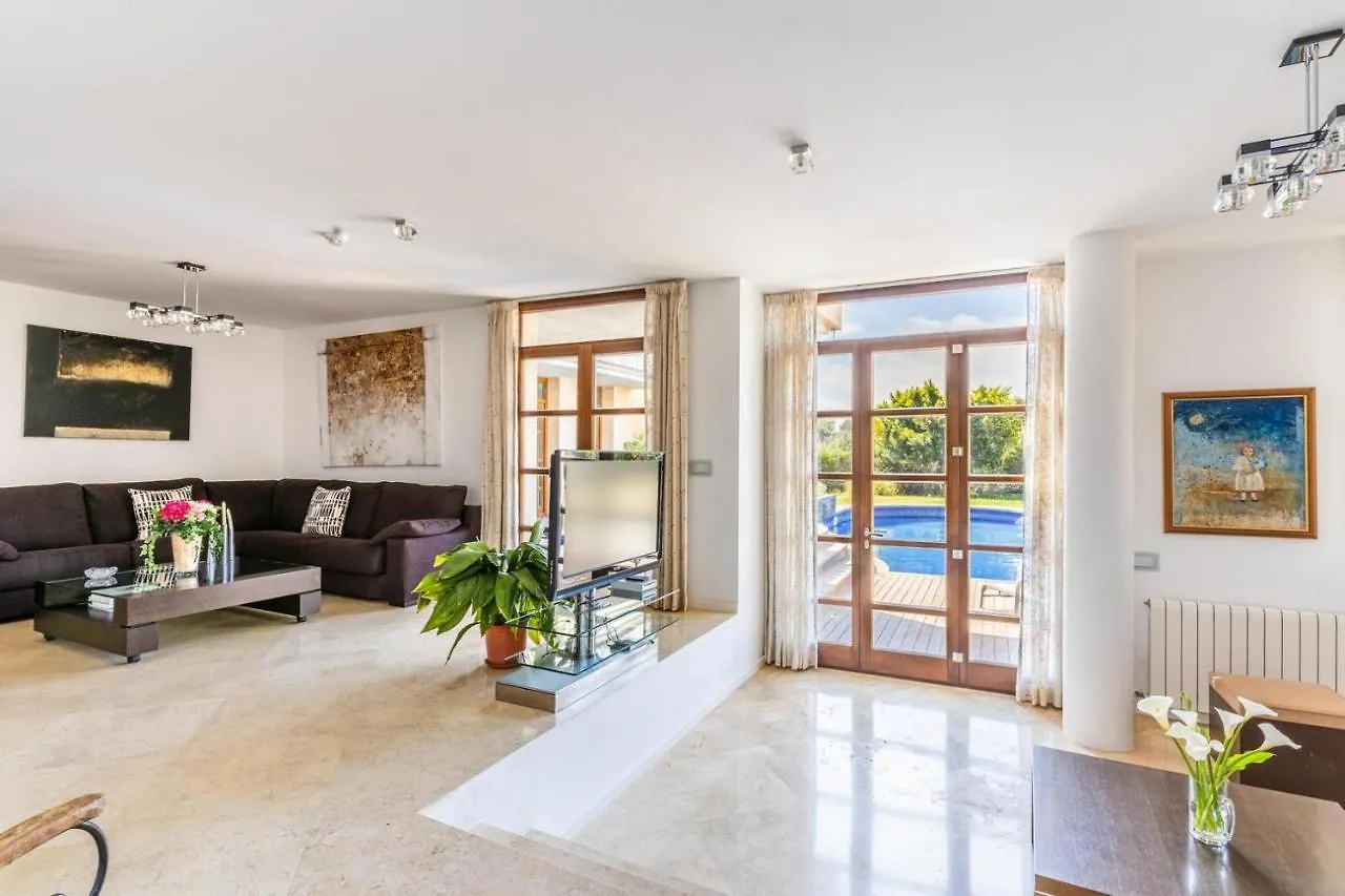 Villa De Lujo Con Piscina, Jacuzzi, Jardin Y Terraza Marratxi